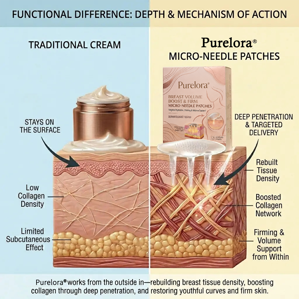 💥𝐏𝐮𝐫𝐞𝐥𝐨𝐫𝐚® 💥Targeted Breast Enhancement Advanced Nano Microneedle Patch💥💥💥