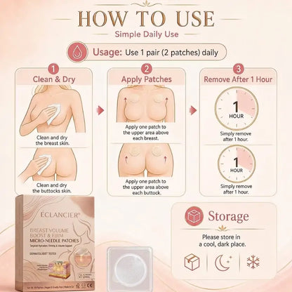 💥ÉCLANCIER® 💥Targeted Breast Enhancement Advanced Nano Microneedle Patch💥💥💥