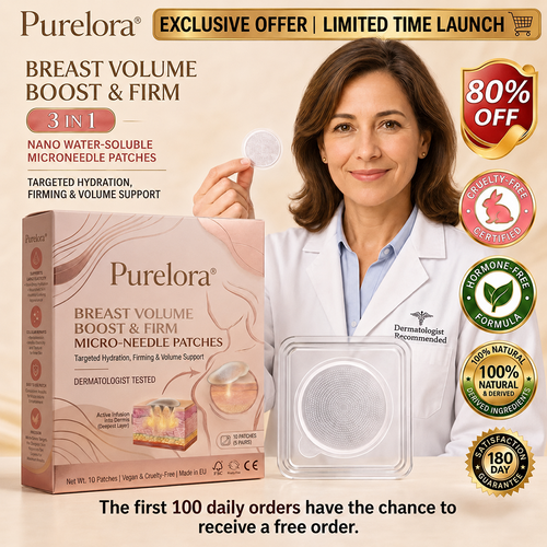 💥𝐏𝐮𝐫𝐞𝐥𝐨𝐫𝐚® 💥Targeted Breast Enhancement Advanced Nano Microneedle Patch💥💥💥