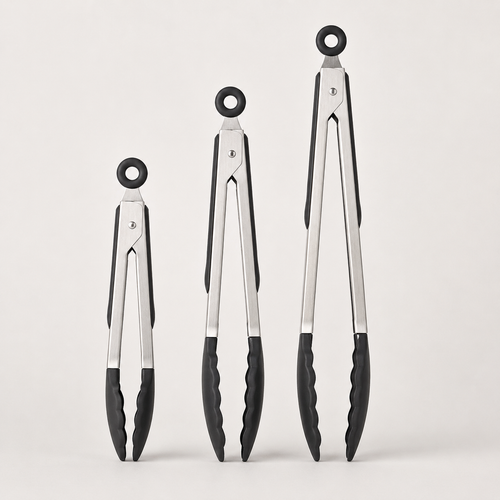 Lxvezlkv Stainless Steel Kitchen Tongs Set